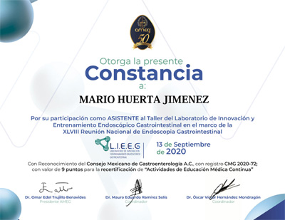 Dr. Mario Huerta Jim&eacute;nez