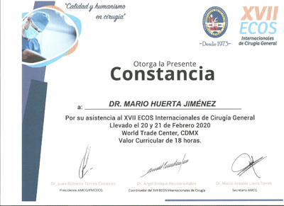 Dr. Mario Huerta Jim&eacute;nez