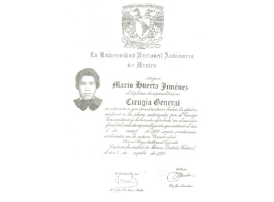 Dr. Mario Huerta Jim&eacute;nez