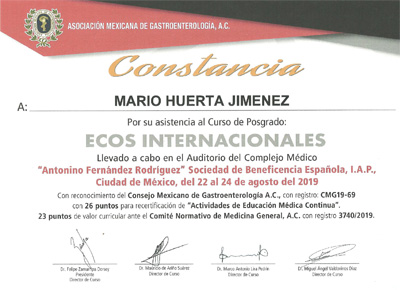 Dr. Mario Huerta Jim&eacute;nez